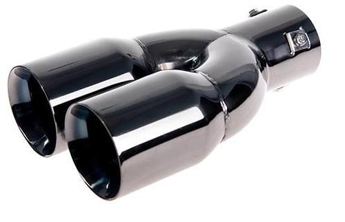 Насадка на глушник НГ-0128-BK внутрішній 64х244 мм зовнішній 76 мм