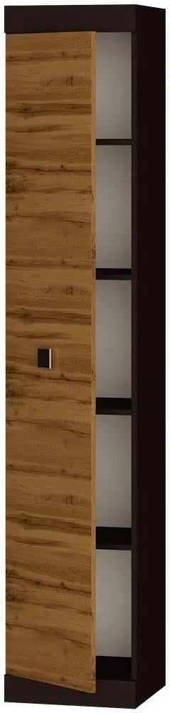 Шафа-пенал закрита Еверест Соната Венге темний/Дуб крафт золотий (DTM-2276) - фото 3 Шафа-пенал закрита Еверест Соната Венге темний/Дуб крафт золотий (DTM-2276) - фото 3