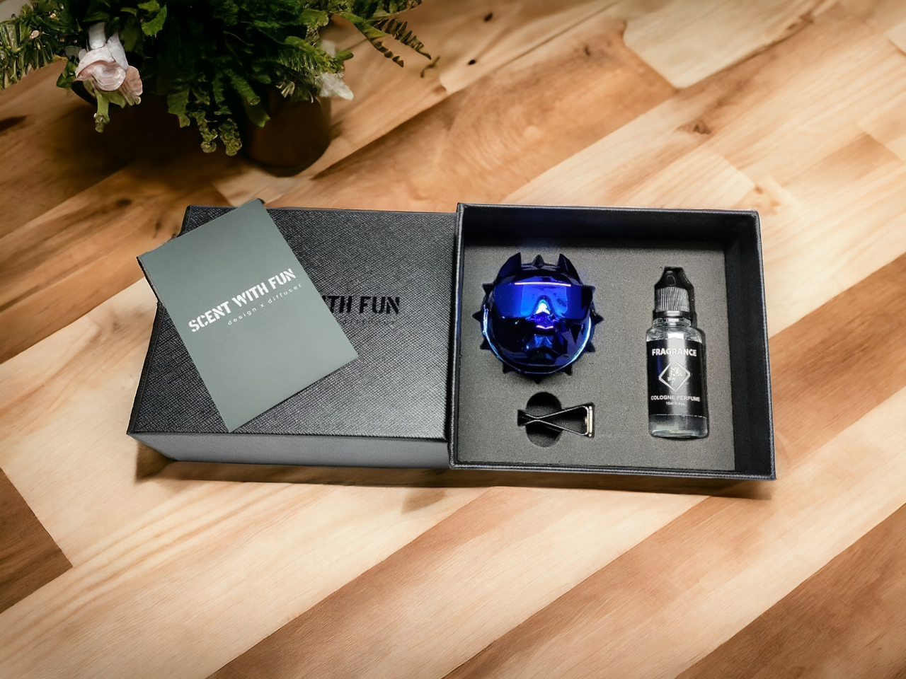 Ароматизатор для авто Питбуль многоразовый на решетку Синий (2105190063)