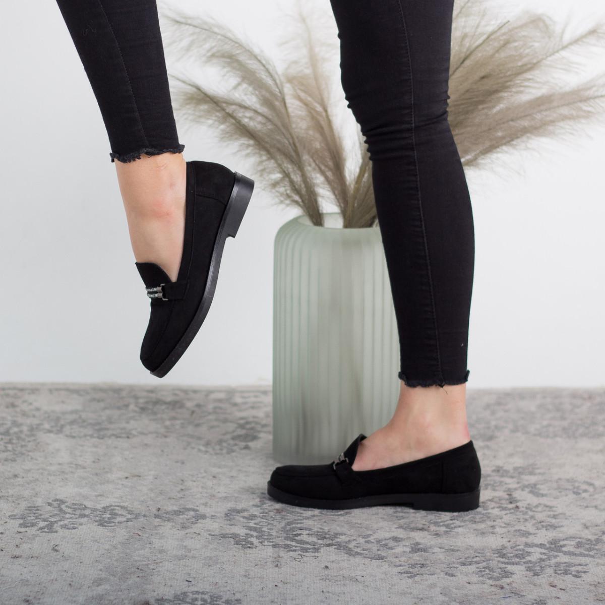 Лоферы женские Fashion р. 39 25 см Черный (2588)