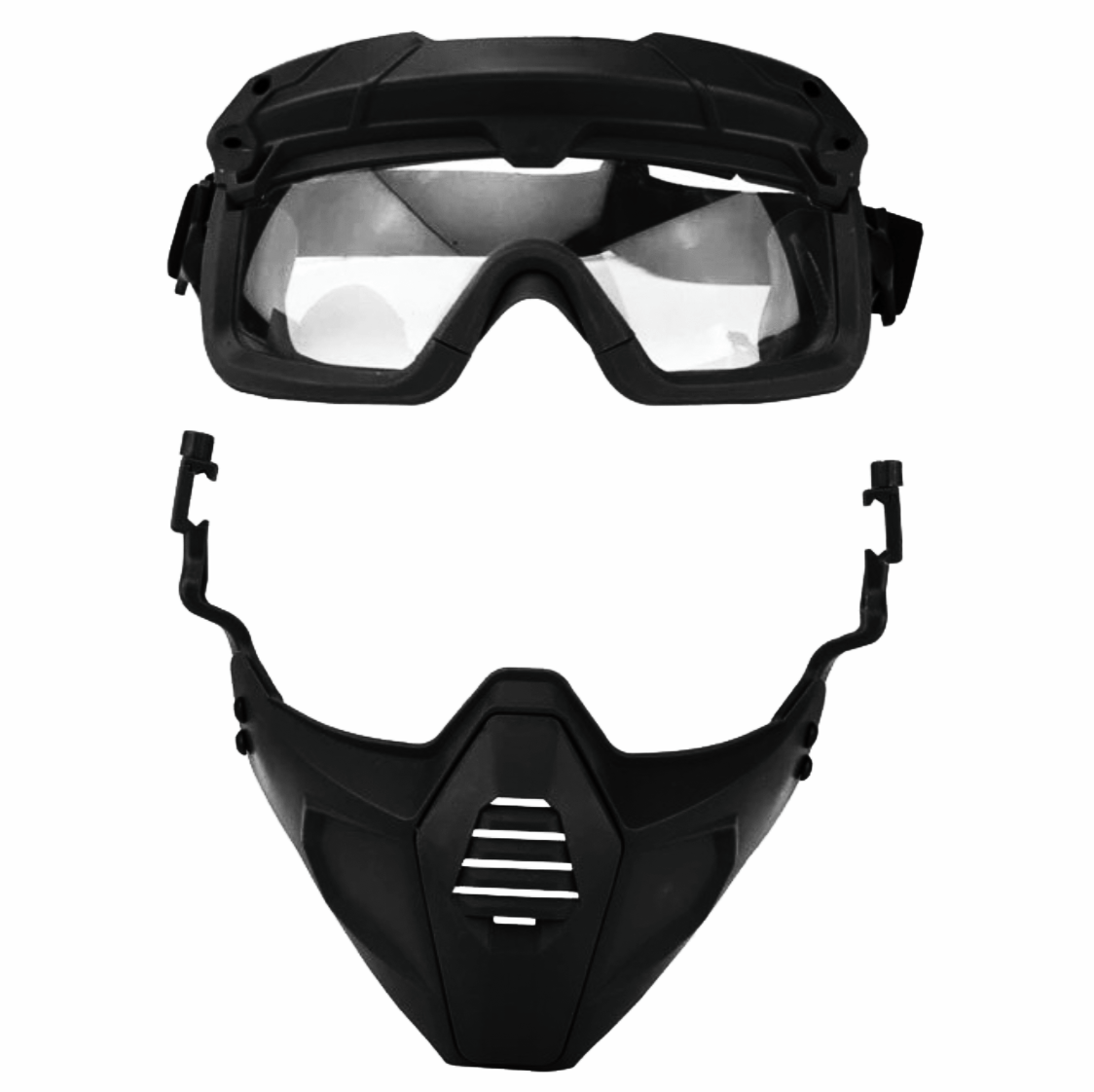 Маска-окуляри Ghost Iron Man з кріпленням до шолома Airsoft Чорний (MK001018) - фото 3 Маска-окуляри Ghost Iron Man з кріпленням до шолома Airsoft Чорний (MK001018) - фото 3