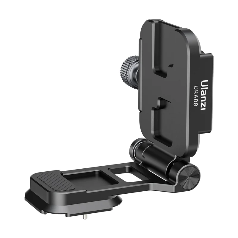 Кронштейн-держатель для камеры Ulanzi UKA08 Camera Foldable L-Bracket 1/4" Black (C023) - фото 7