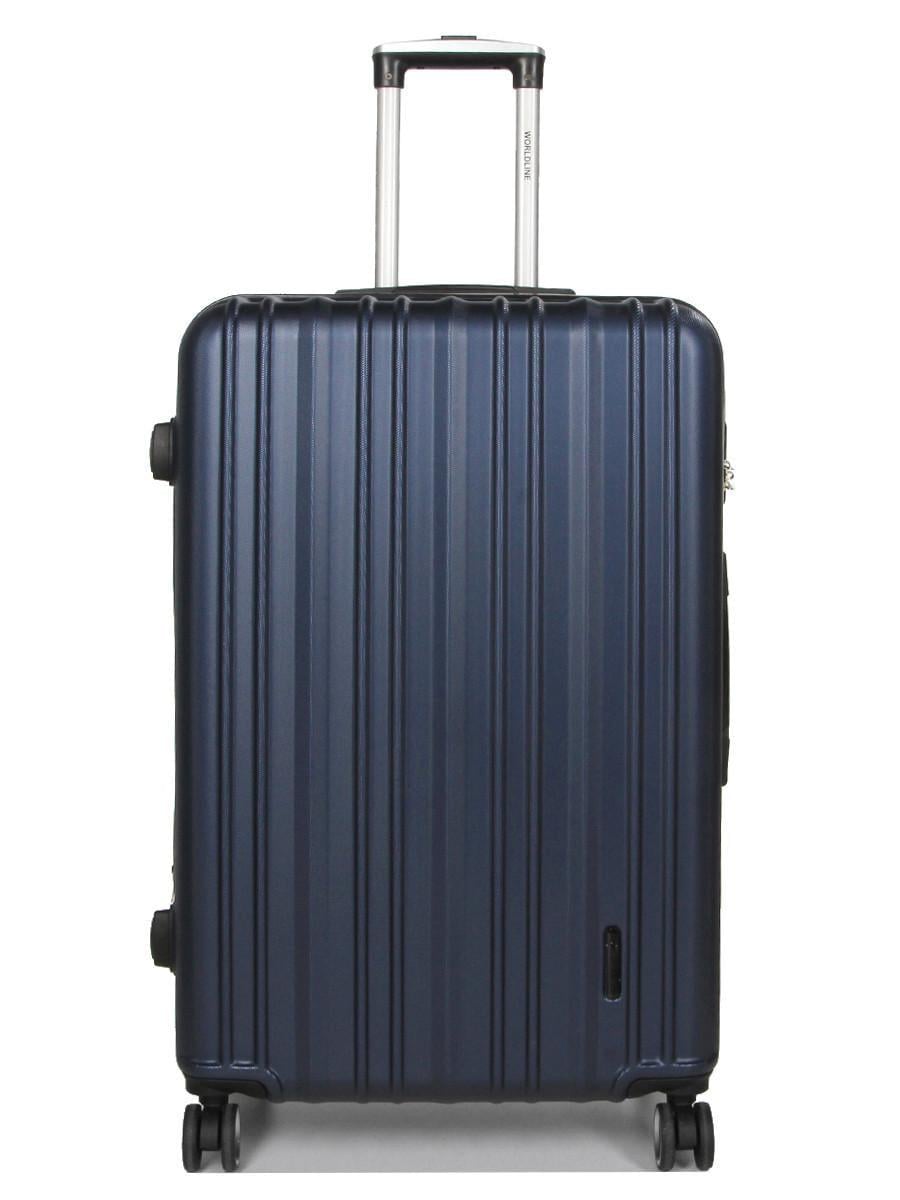 Чемодан Франция большая Worldline L 76х49х31+5 см 110 л 4,3 кг Синий (623)