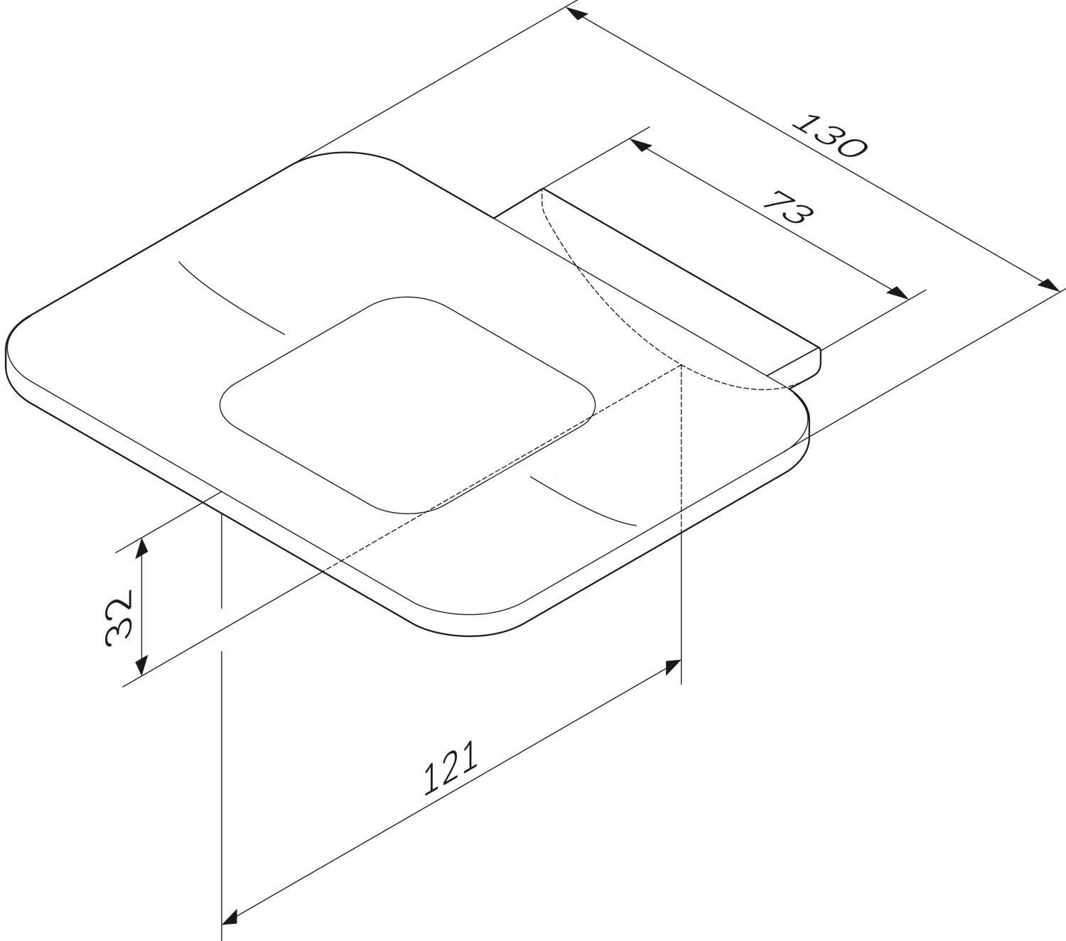 Мильниця настінна AM.PM Inspire 2.0 A50A34200 Хром (130257) - фото 2