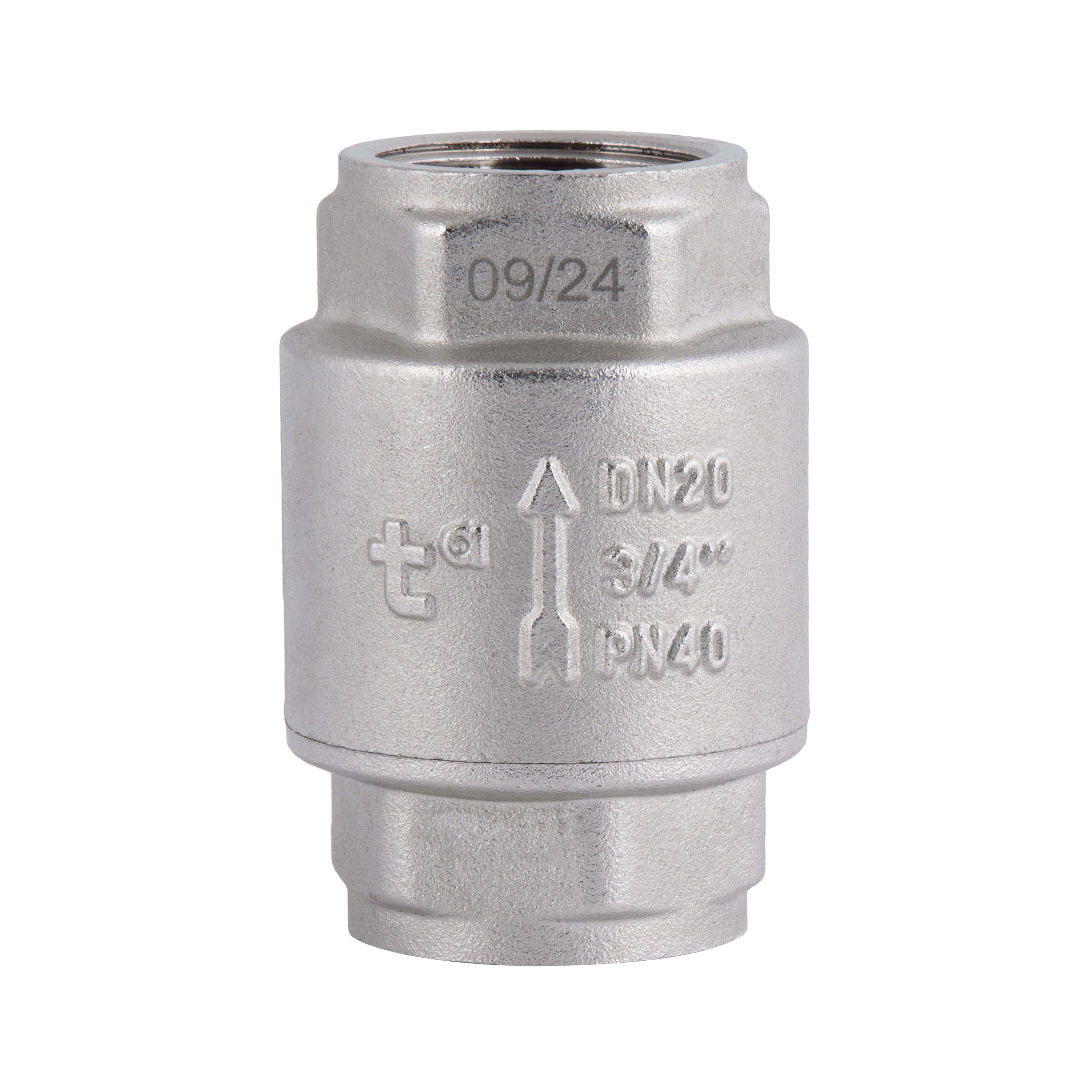 Клапан зворотний Thermo Alliance Forte нікель з латунним штоком 3/4" ВВ (TAF240W20)