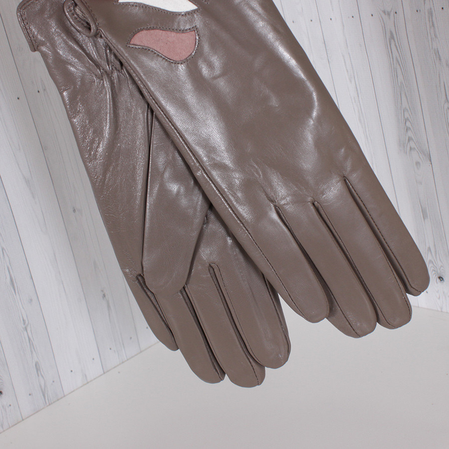 Рукавички жіночі шкіряні L3515-2 з пелюстками XXL/8,5"/21 см Мокко (2811390851) - фото 3 Рукавички жіночі шкіряні L3515-2 з пелюстками XXL/8,5"/21 см Мокко (2811390851) - фото 3