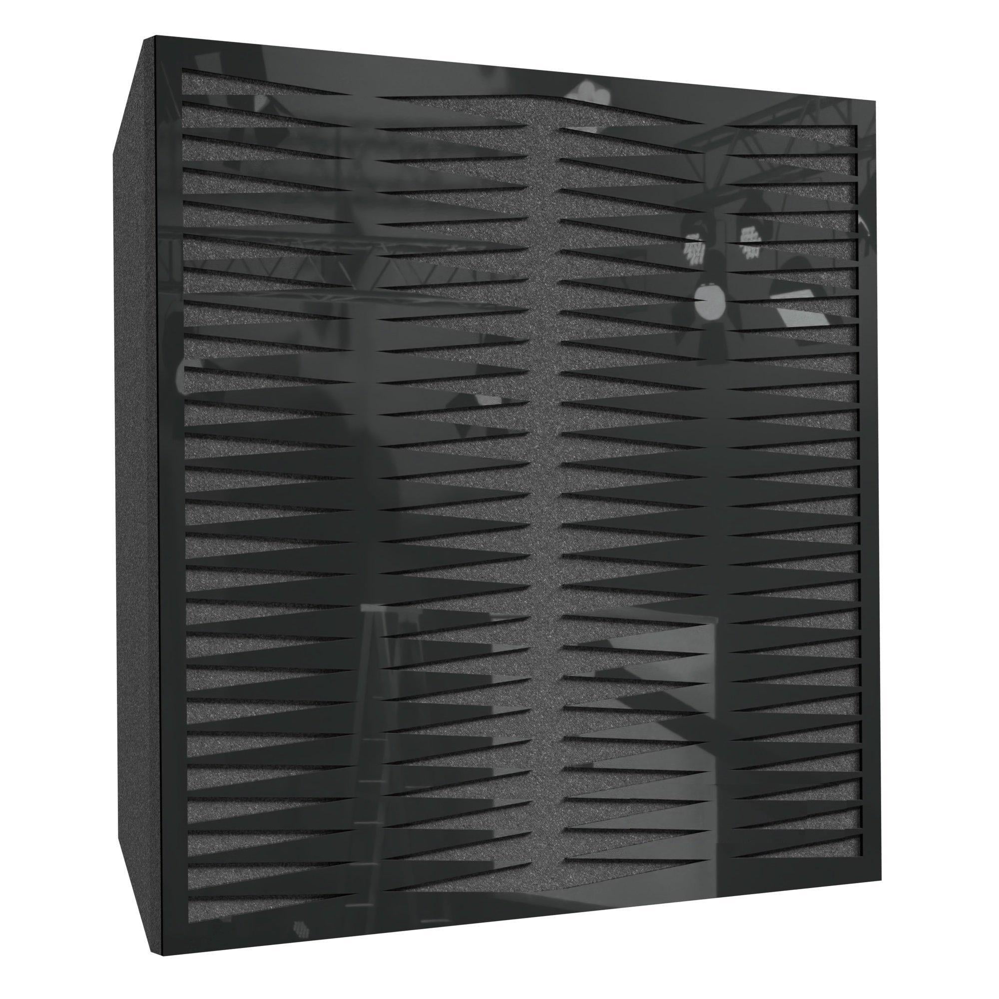Акустична панель Ecosound Backgammon Plastic 50х50 см 73 мм Чорний (1207)