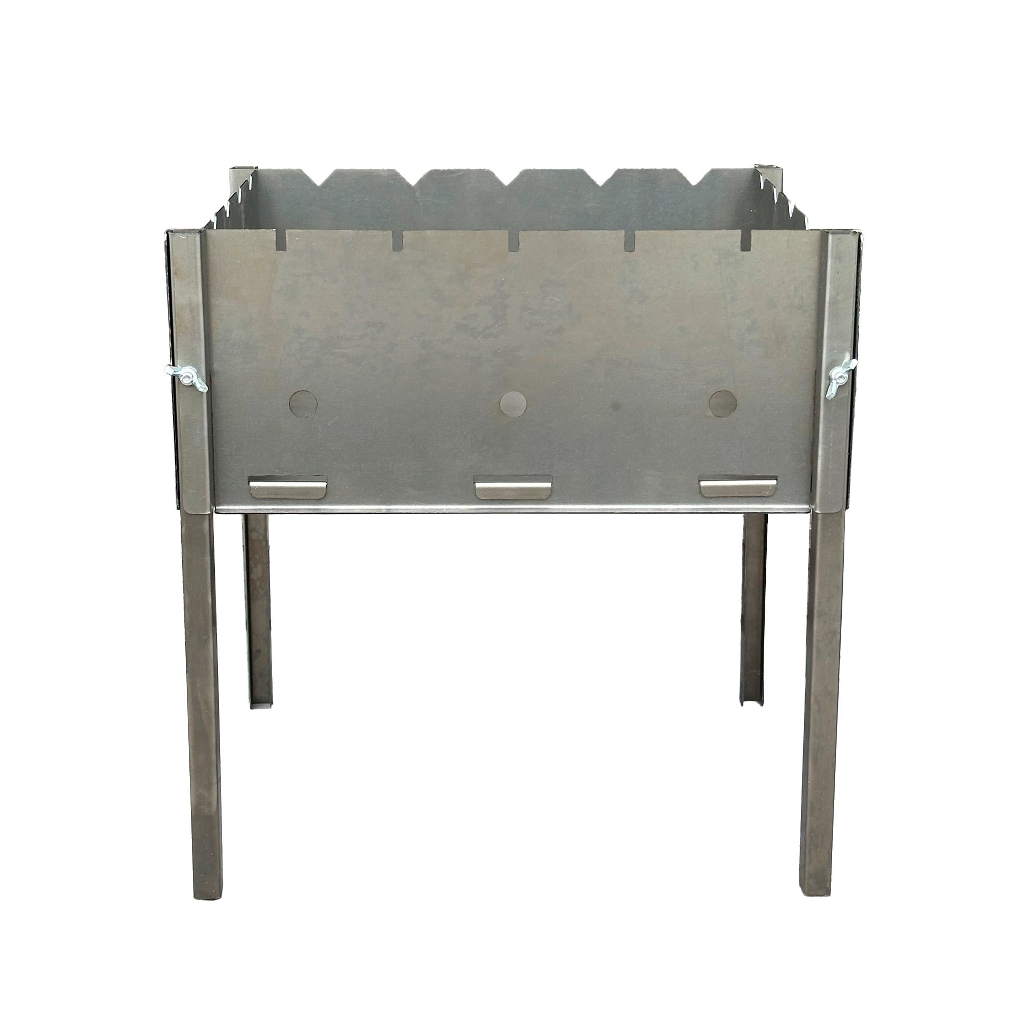 Мангал розбірний Mzavod Турист на 5 шампурів 0,8 мм 38х34,8х40 см (MT5F-08)