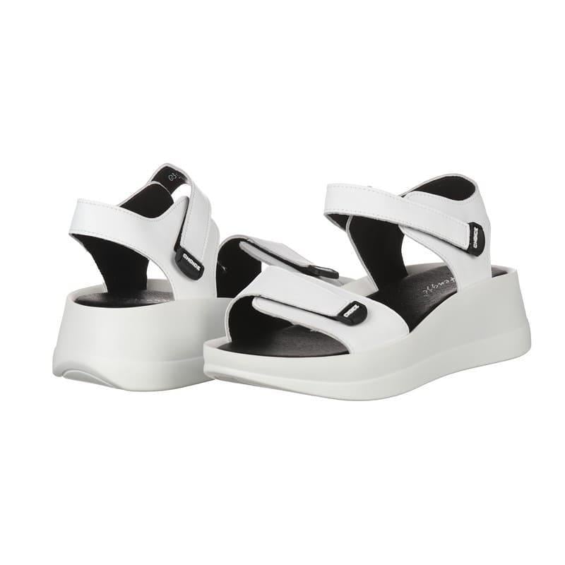 Босоніжки жіночі Hengji G23-3 шкіряні р. 38 Білий (30030)