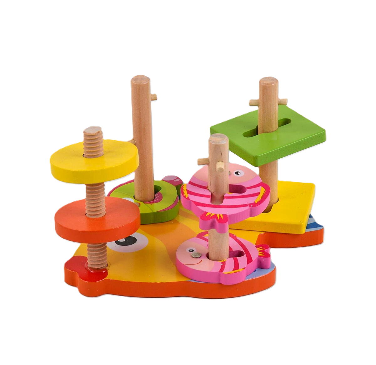 Игрушка для малышей 4FUN Game Club Wood 61639/18 деревянная магнитная рыбалка в коробке (23365735) Игрушка для малышей 4FUN Game Club Wood 61639/18 деревянная магнитная рыбалка в коробке (23365735)