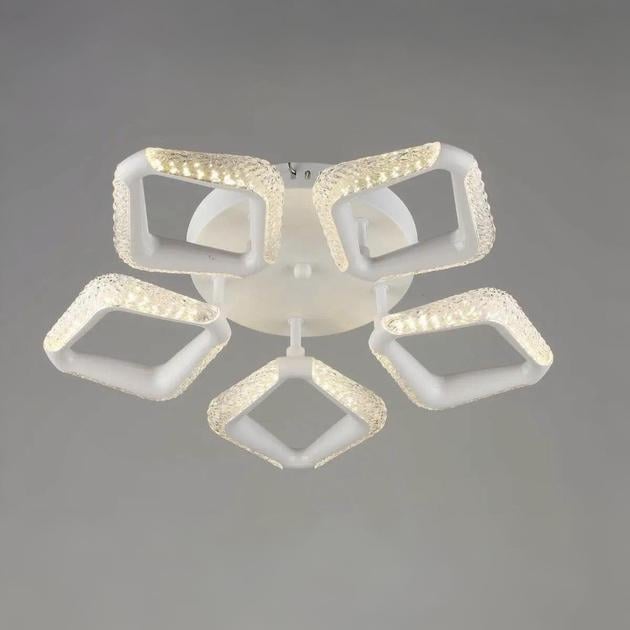 LED-люстра потолочная Sirius на пять акриловых плафонов 3000/6500K IP20 B YH1301/5 WT 30W Белый (28688256)