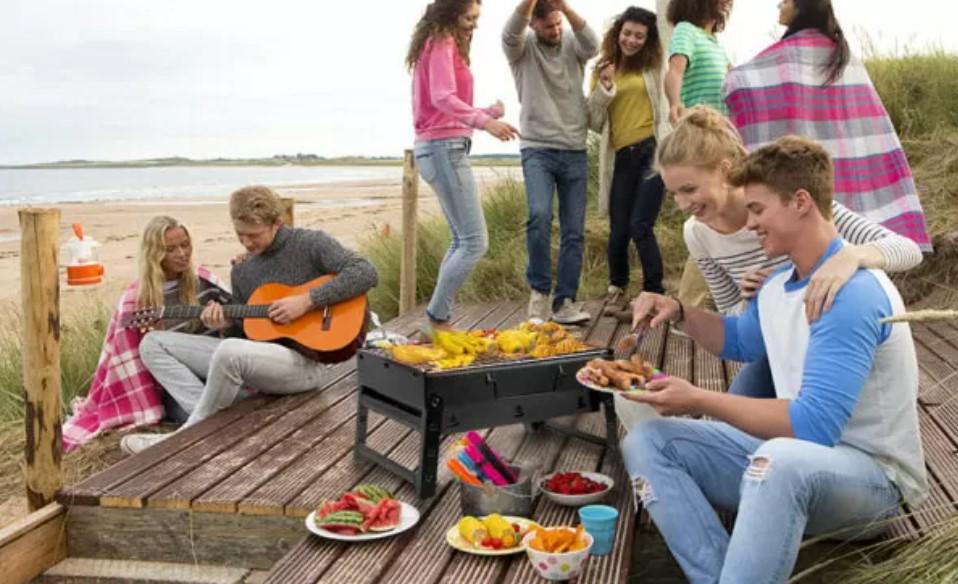 Мангал складной портативный BBQ Grill Portable для барбекю (25590815) - фото 9