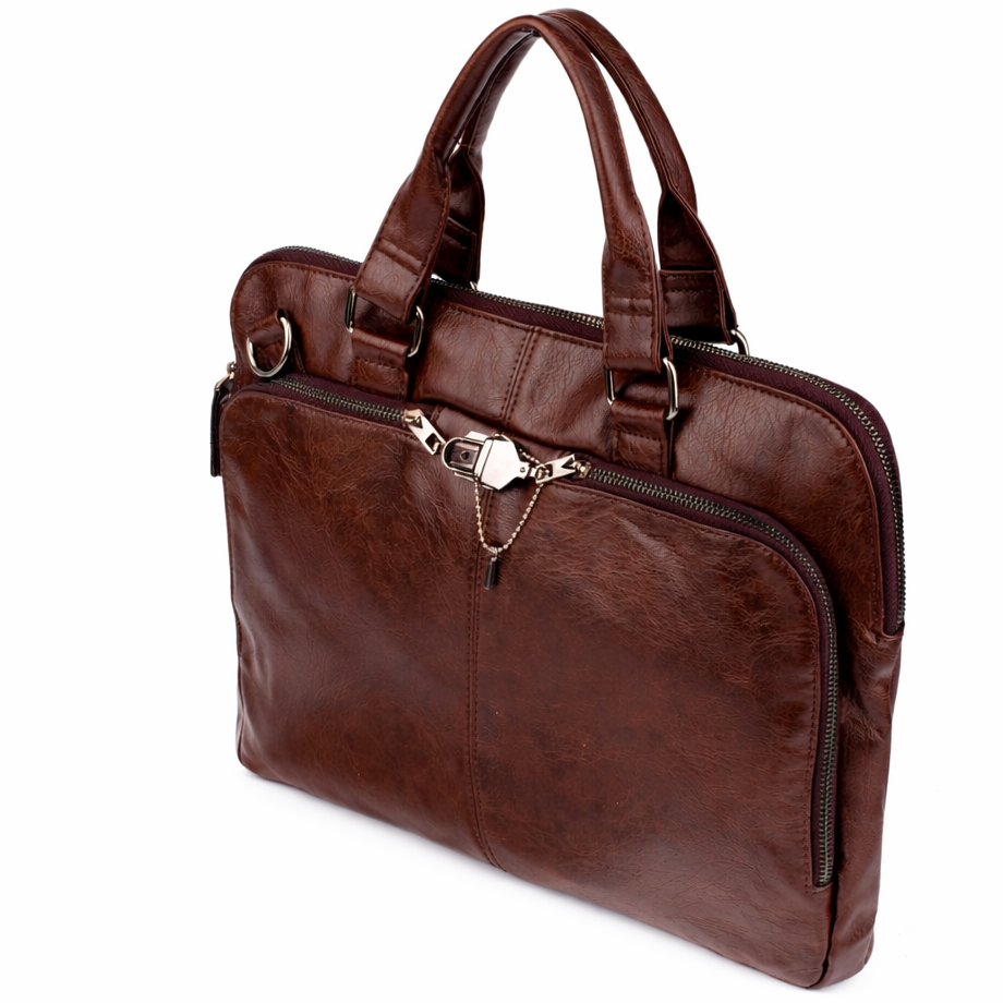 Мужская сумка Vormor A003-LYBMB00061600 370x302 мм Brown (33088175)