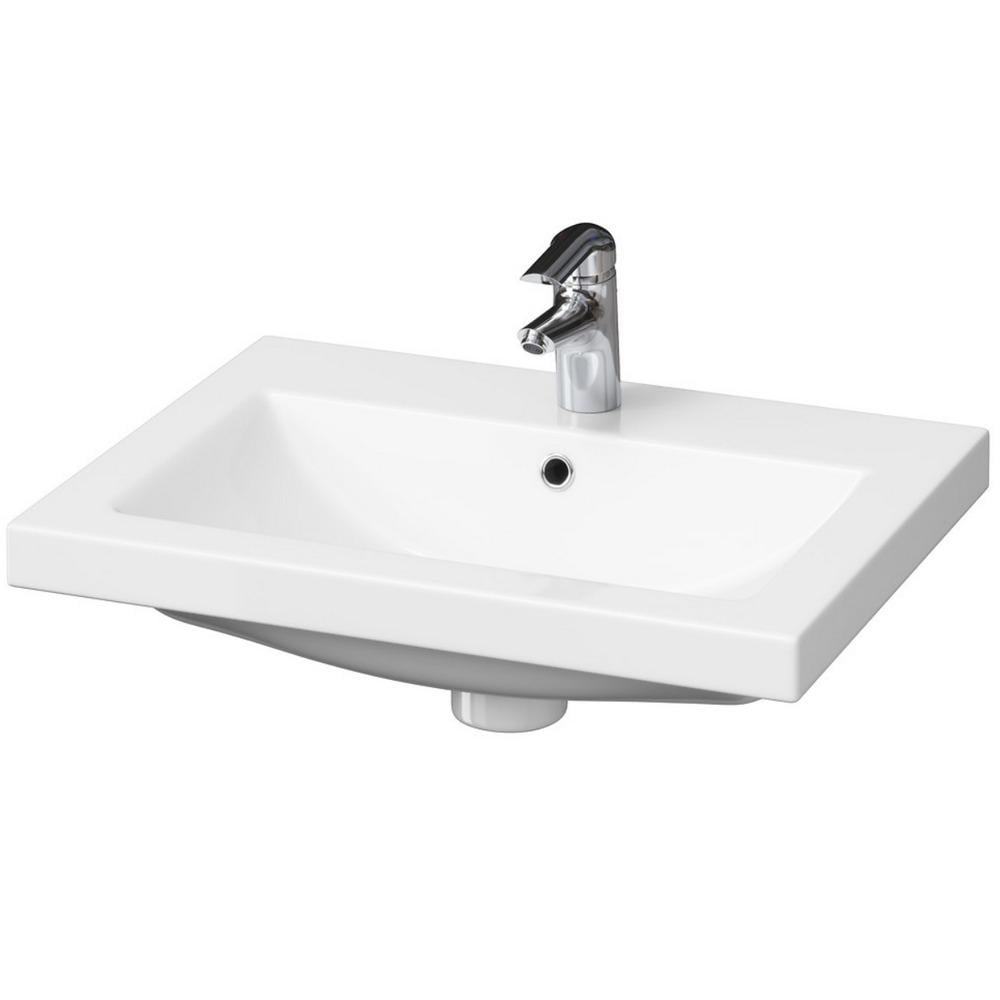 Умывальник мебельный Cersanit Como CCWF1009521603 600x400x155 мм Белый (247970)