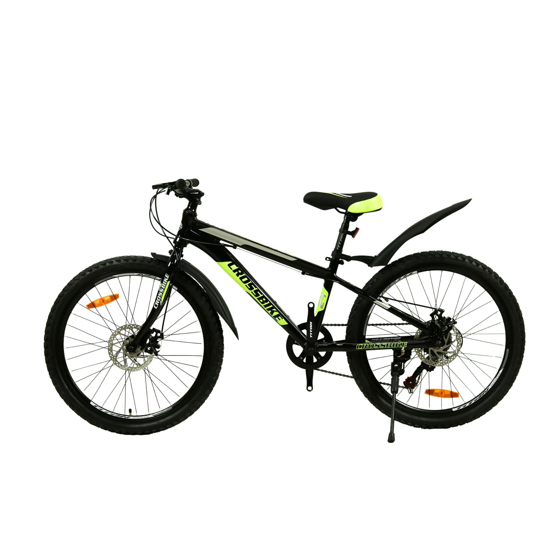 Велосипед Crossbike Dragster 2024 Rigid 26" 13" Black/Yellow