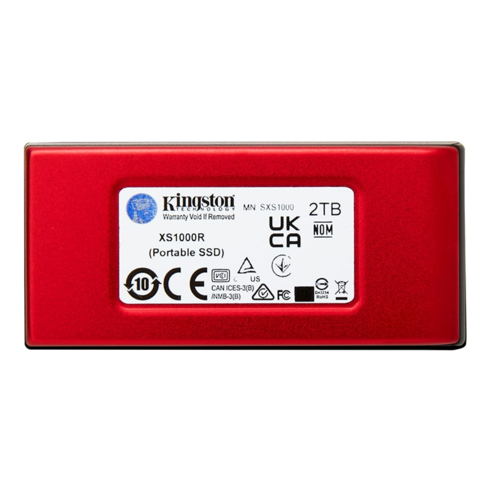 Накопичувач зовнішній SSD Kingston SXS1000R/2000G 2Tb 3,2 USB Red - фото 4