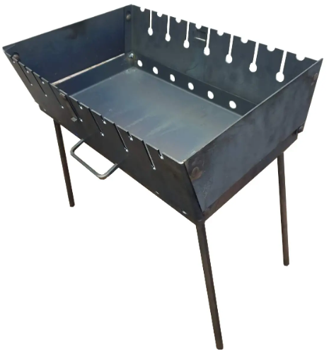 Мангал чемодан на 8 шампуров 3 мм (МЧ-8/3)