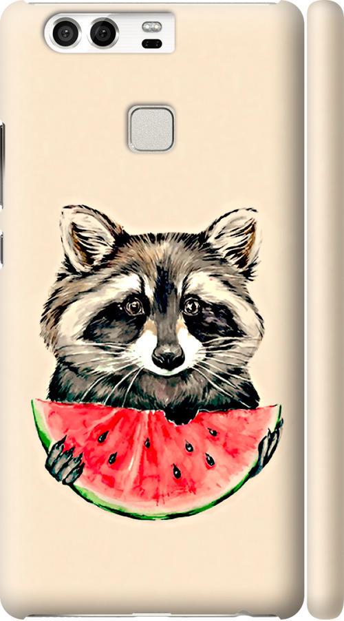 Чехол на Huawei P9 Енотик с арбузом (4605m-347-42517) Чехол на Huawei P9 Енотик с арбузом (4605m-347-42517)