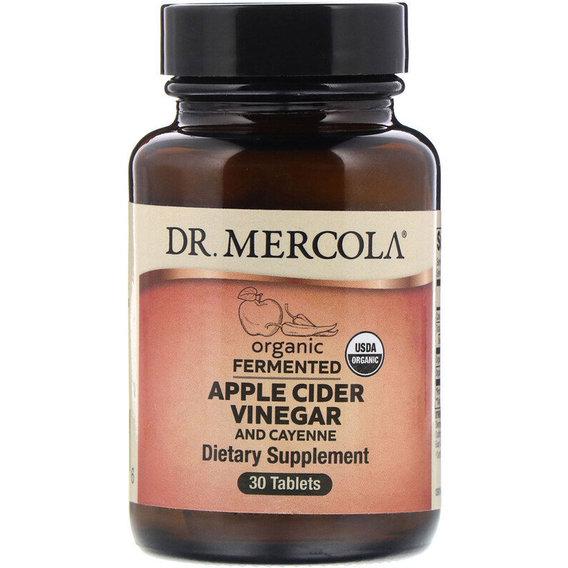 Суміш екстрактів Dr. Mercola Organic Fermented Apple Cider Vinegar and Cayenne 30 Tabs (MCL-03234)