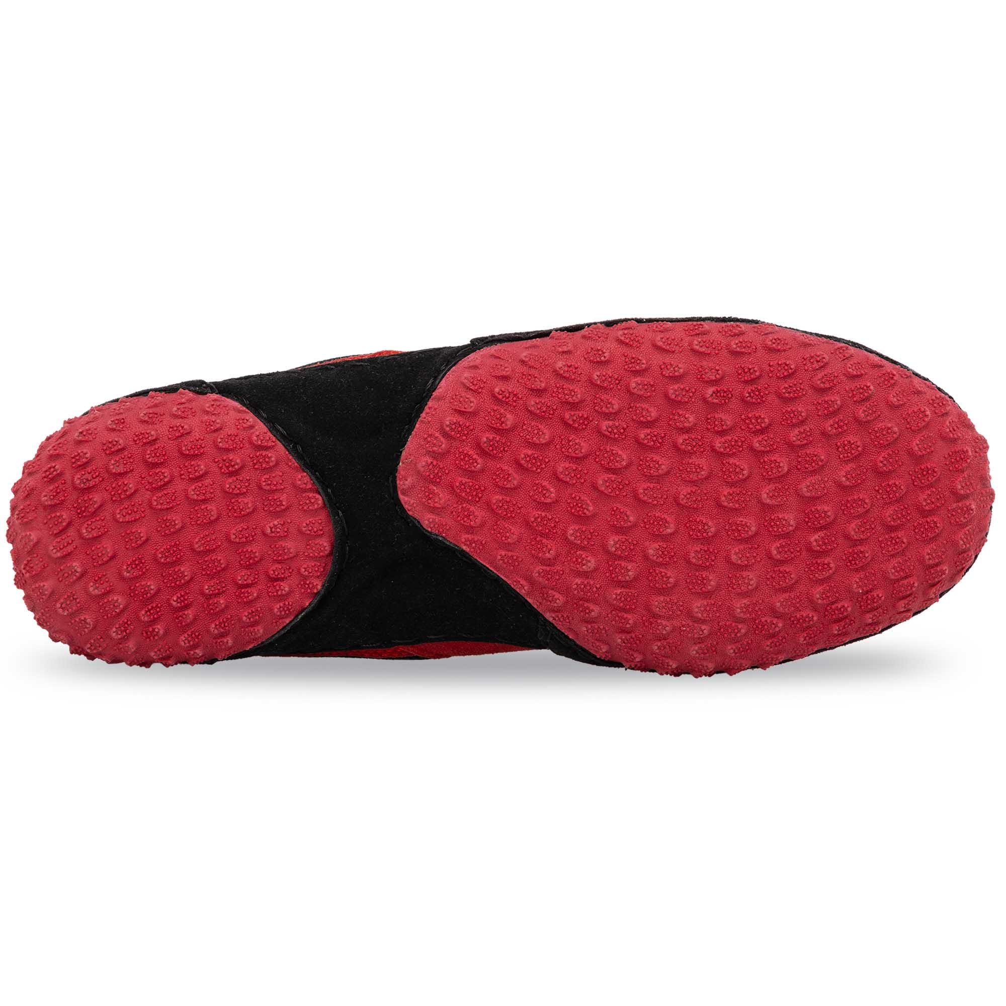 Борцовки FISTRAGE VL-4565 верх замша/низ нескользящая резина р. 33/20,5 см Бордовый/Черный (6936116104740) - фото 5