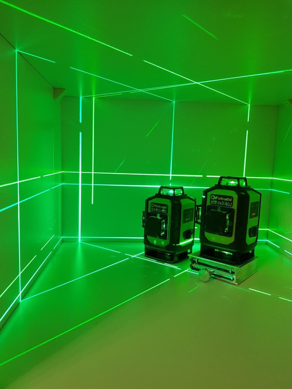 Лазерний рівень Fukuda 4GX діоди osram та штатив 2 м (MW94D) - фото 8