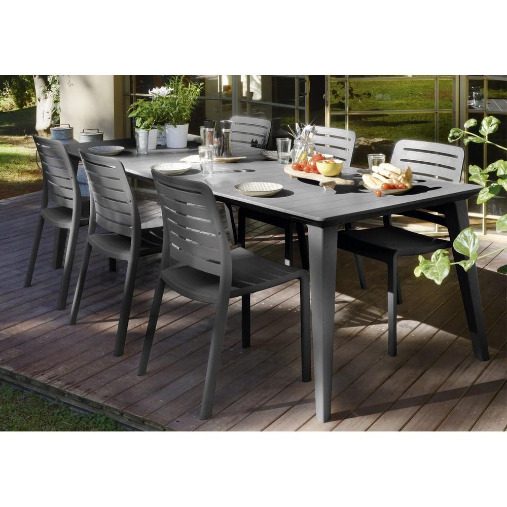 Стол садовый Keter Lima 240 Графитовый (226562) - фото 4 Стол садовый Keter Lima 240 Графитовый (226562) - фото 4