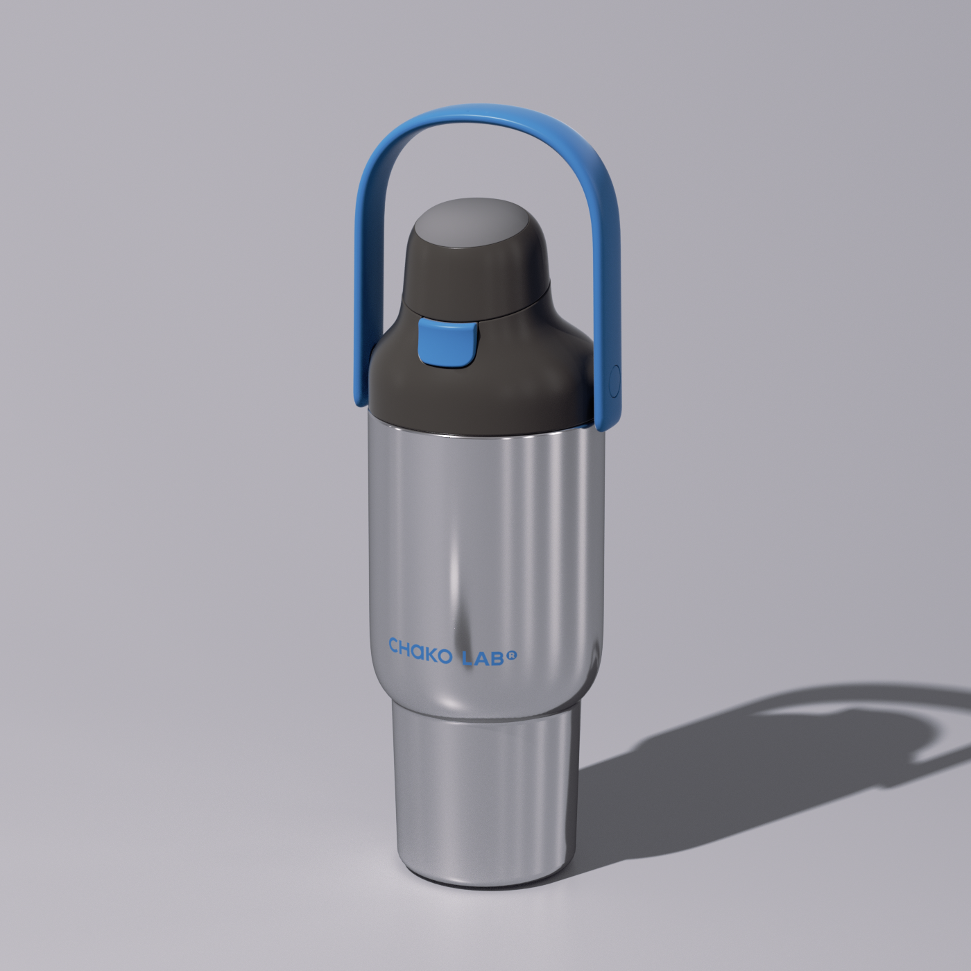 Термочашка Chako Lab CarryGo Tumbler Silver с керамическим покрытием 887 мл Серебристый (68033567752413)