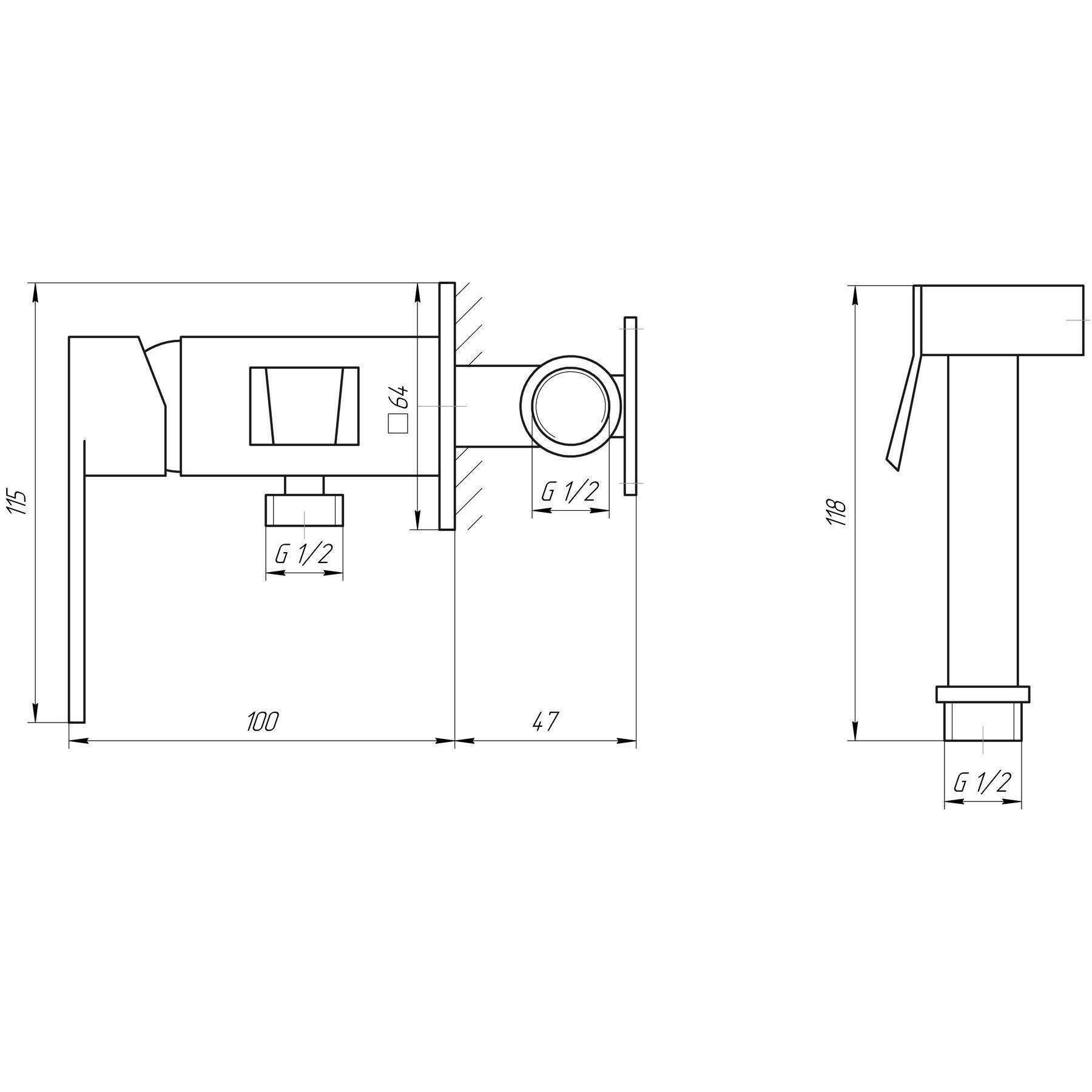 Набор смесителей в едином стиле Sardinia Black 4в1 Черный матовый (20202119) - фото 15 Набор смесителей в едином стиле Sardinia Black 4в1 Черный матовый (20202119) - фото 15