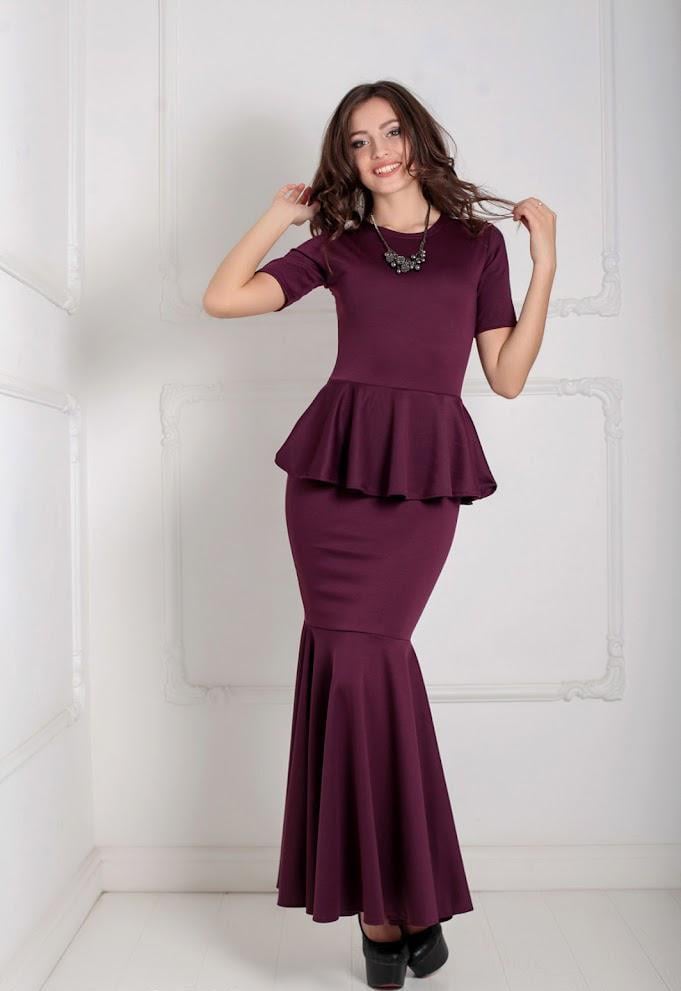 Платье женское Podium Amalia 20930-BORDO M Бордовый