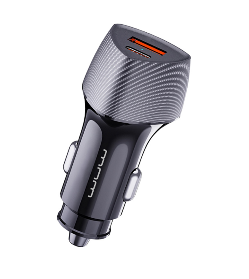 Автомобильное зарядное для телефонов Wuw C206 PD20W+QC3.0 Grey (24827)