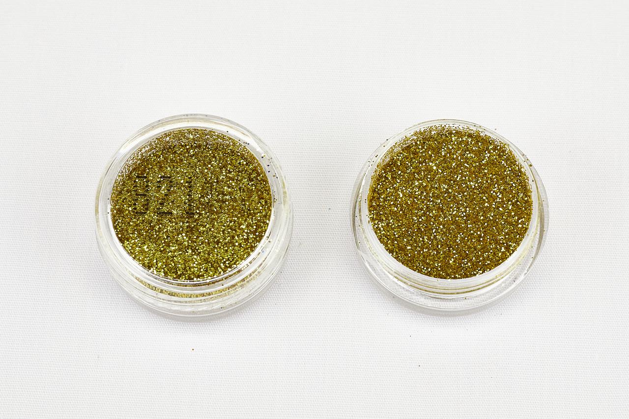 Глітер 821 0,2 мм 1/128 2 мл Золотий (078211) - фото 2 Глітер 821 0,2 мм 1/128 2 мл Золотий (078211) - фото 2