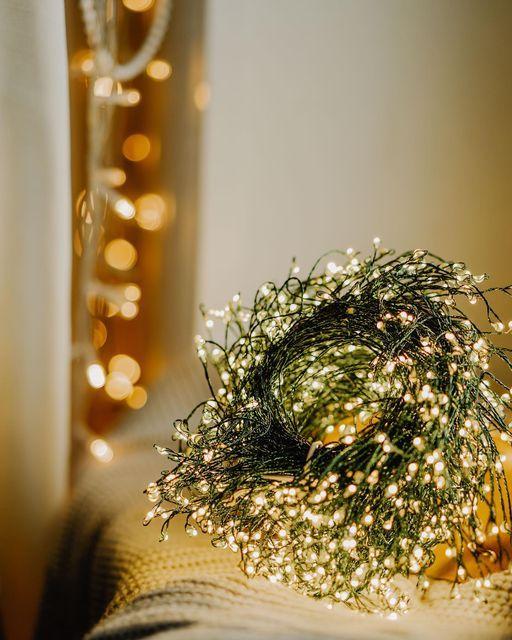 Гірлянда нитка-мішура з пультом на USB та з 8 режимами 2000 LED 100 м на зеленому проводі тепле світло (FC25037) - фото 3 Гірлянда нитка-мішура з пультом на USB та з 8 режимами 2000 LED 100 м на зеленому проводі тепле світло (FC25037) - фото 3