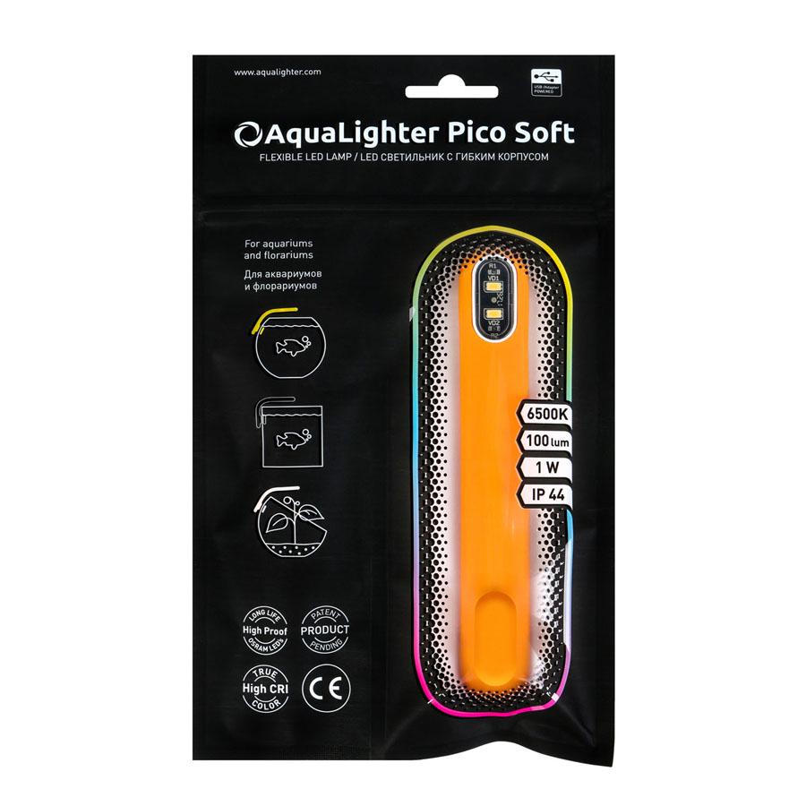Світильник для акваріума світлодіодний AquaLighter Pico Soft 6500К USB Yellow (87658) - фото 5 Світильник для акваріума світлодіодний AquaLighter Pico Soft 6500К USB Yellow (87658) - фото 5