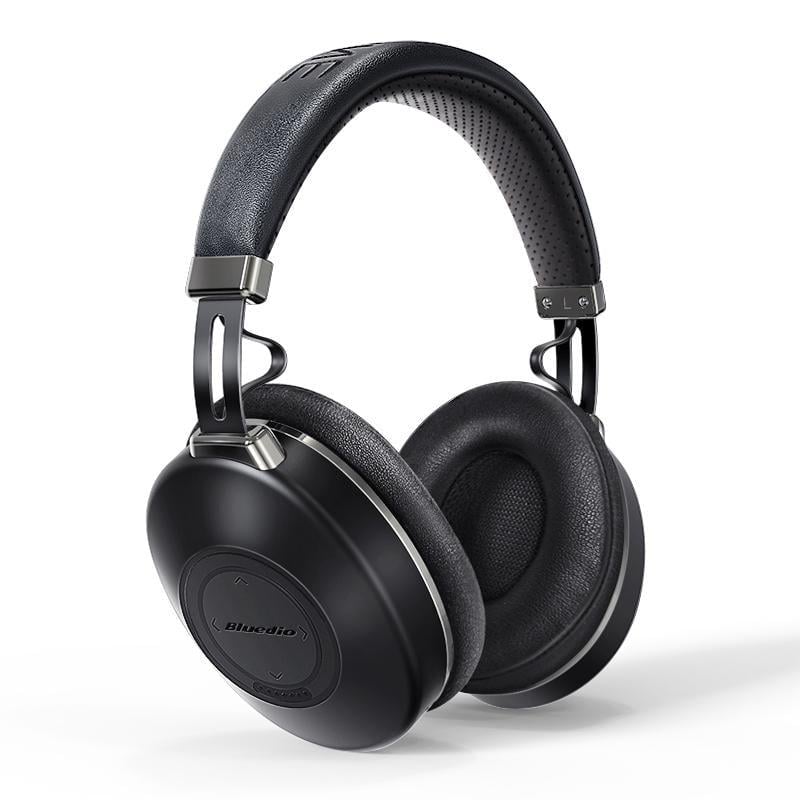 Беспроводные Bluetooth наушники Bluedio H2 с активным шумоподавлением Черный (1015)