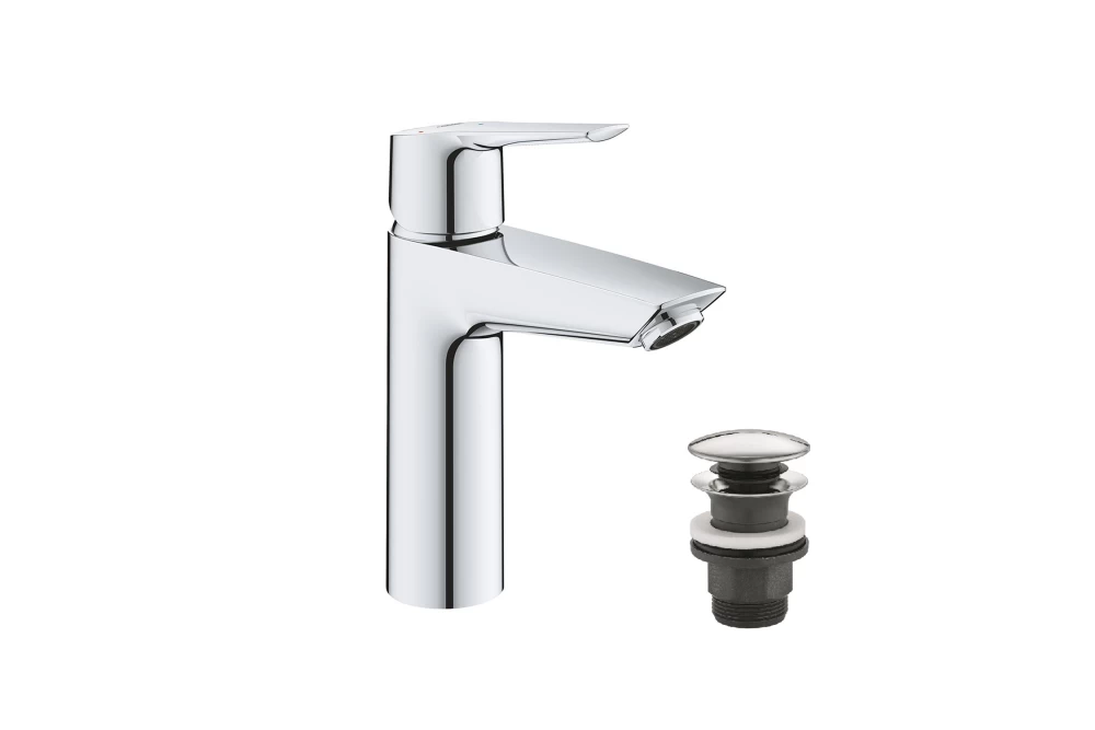 Смеситель для раковины Grohe QuickFix Start M-Size 23746002 с донным клапаном (374029)