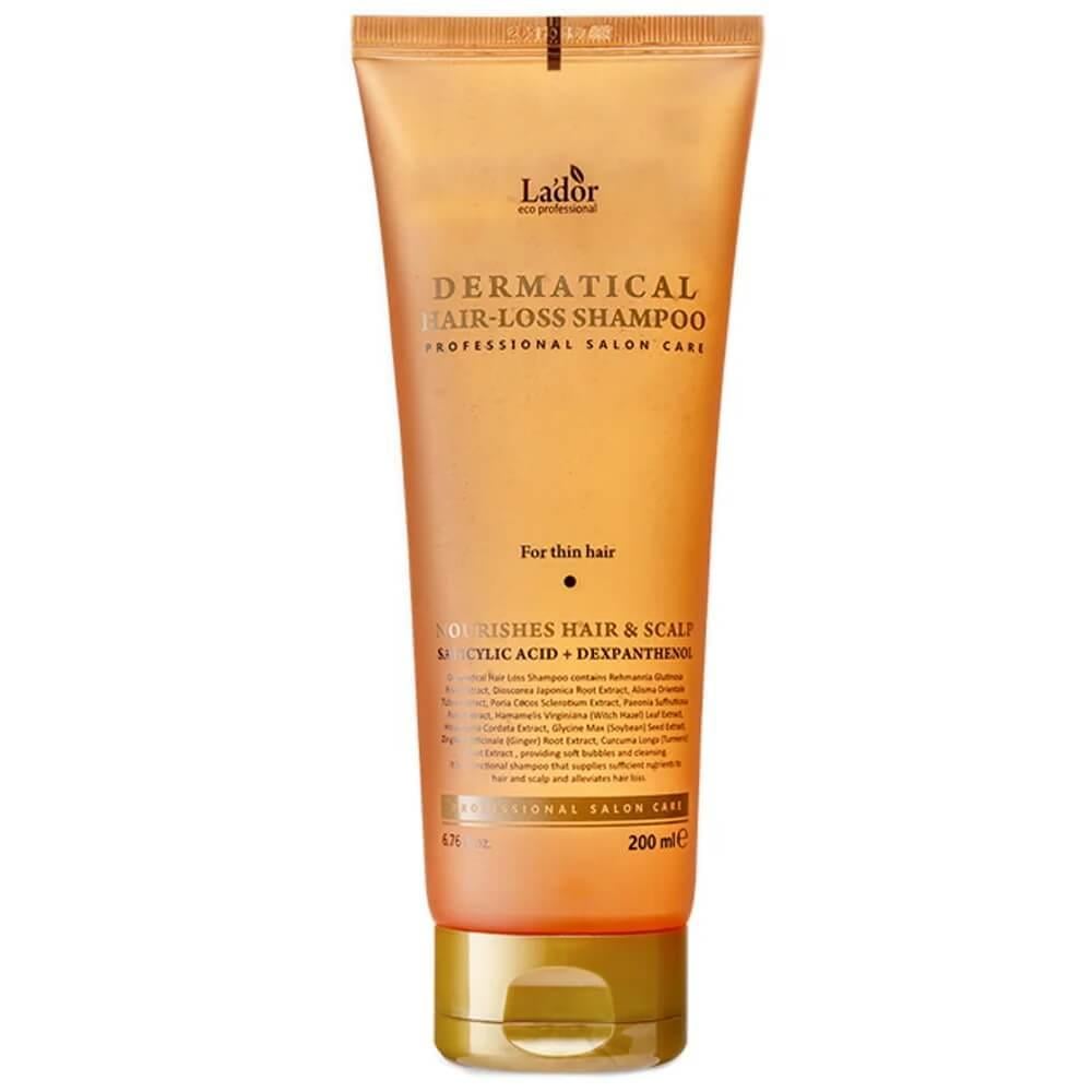 Шампунь против выпадения волос для тонких волос Lador Dermatical Hair Loss For Thin Hair 200 мл (8809181934614)