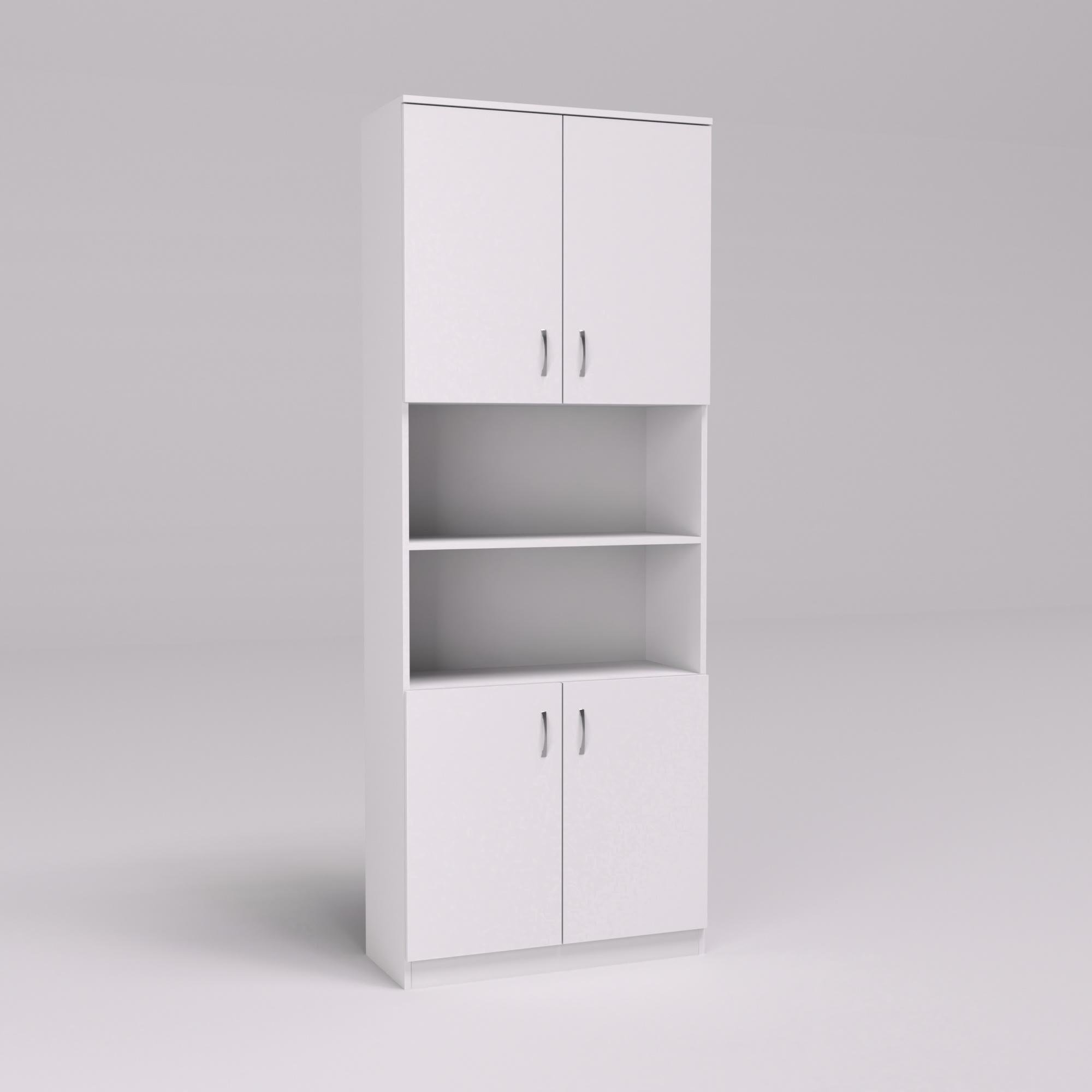 Шкаф для офиса ОШ-3 800х340х2100 мм Белый (12796)