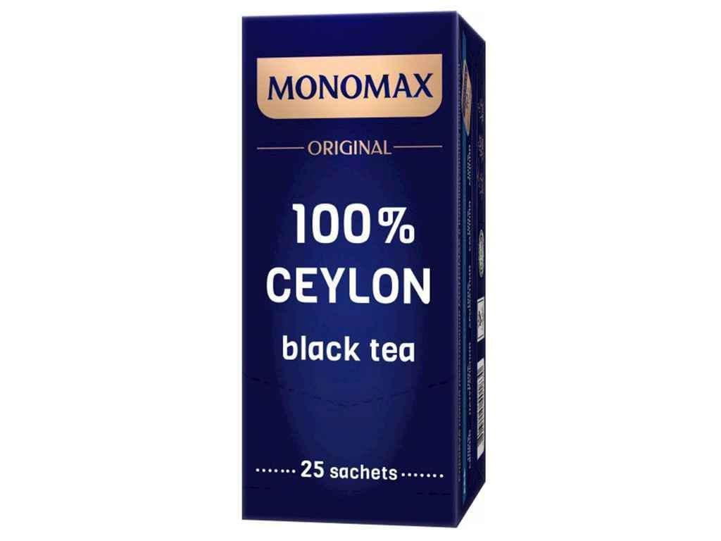 Чай пакетований чорний Мономах 25 пакетиків в конверті 2 г (882640)
