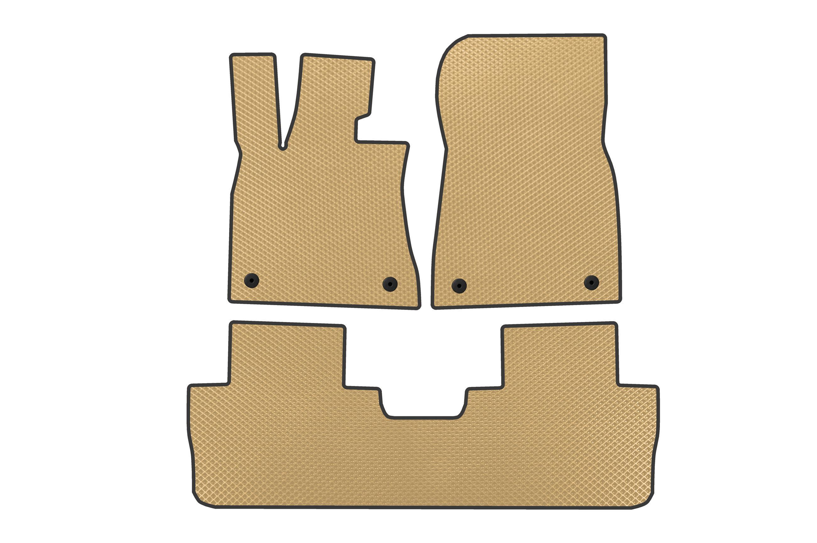 Коврики в автомобиль EVA Digital Designs для Lexus RX 2022- гг. этилвинилацетат Бежевый (183678)