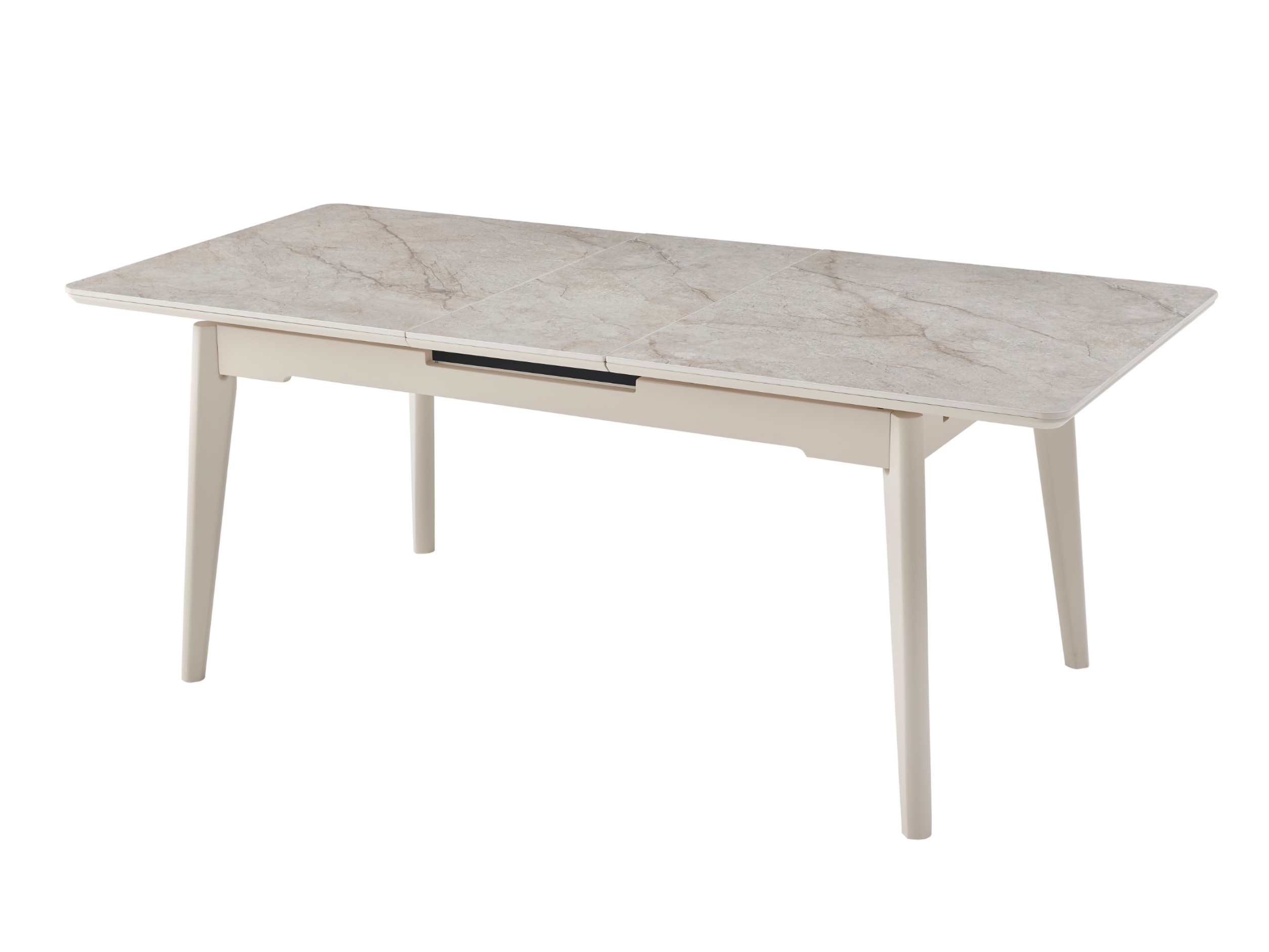 Стол обеденный раздвижной Vetro Mebel 1600-2000x900x760 мм Мистик грей/Капучино (TМ-125) - фото 7