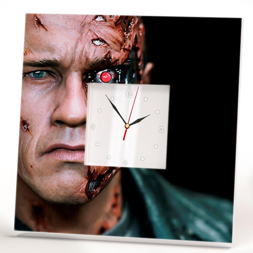 Часы Терминатор Арнольд Шварценеггер 260x260 мм (C03291)