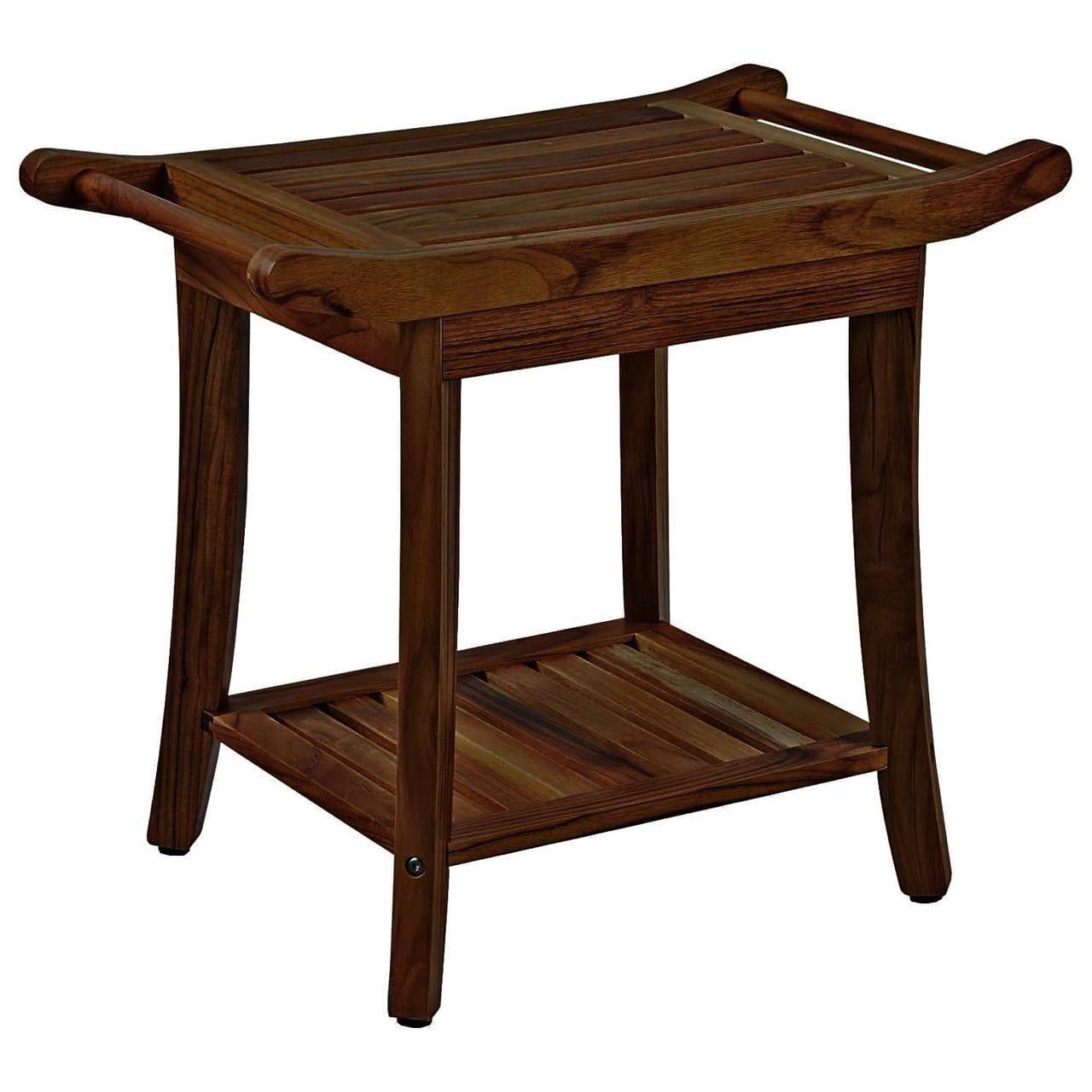 Табурет для ванной из дерева Илистера Терракот (ТВН-003032)