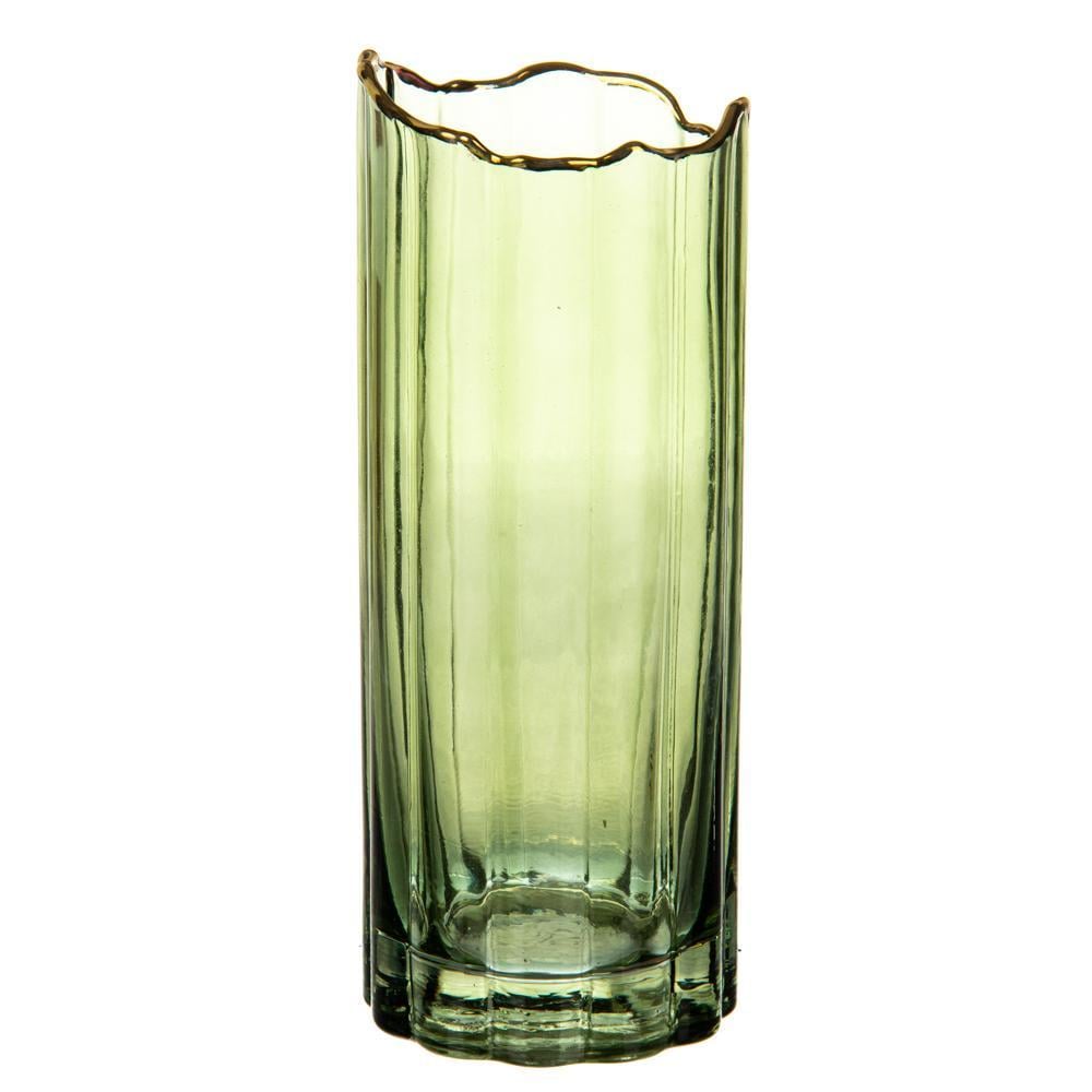Ваза стеклянная Elisey Фьорд Салатовый (8605-005)