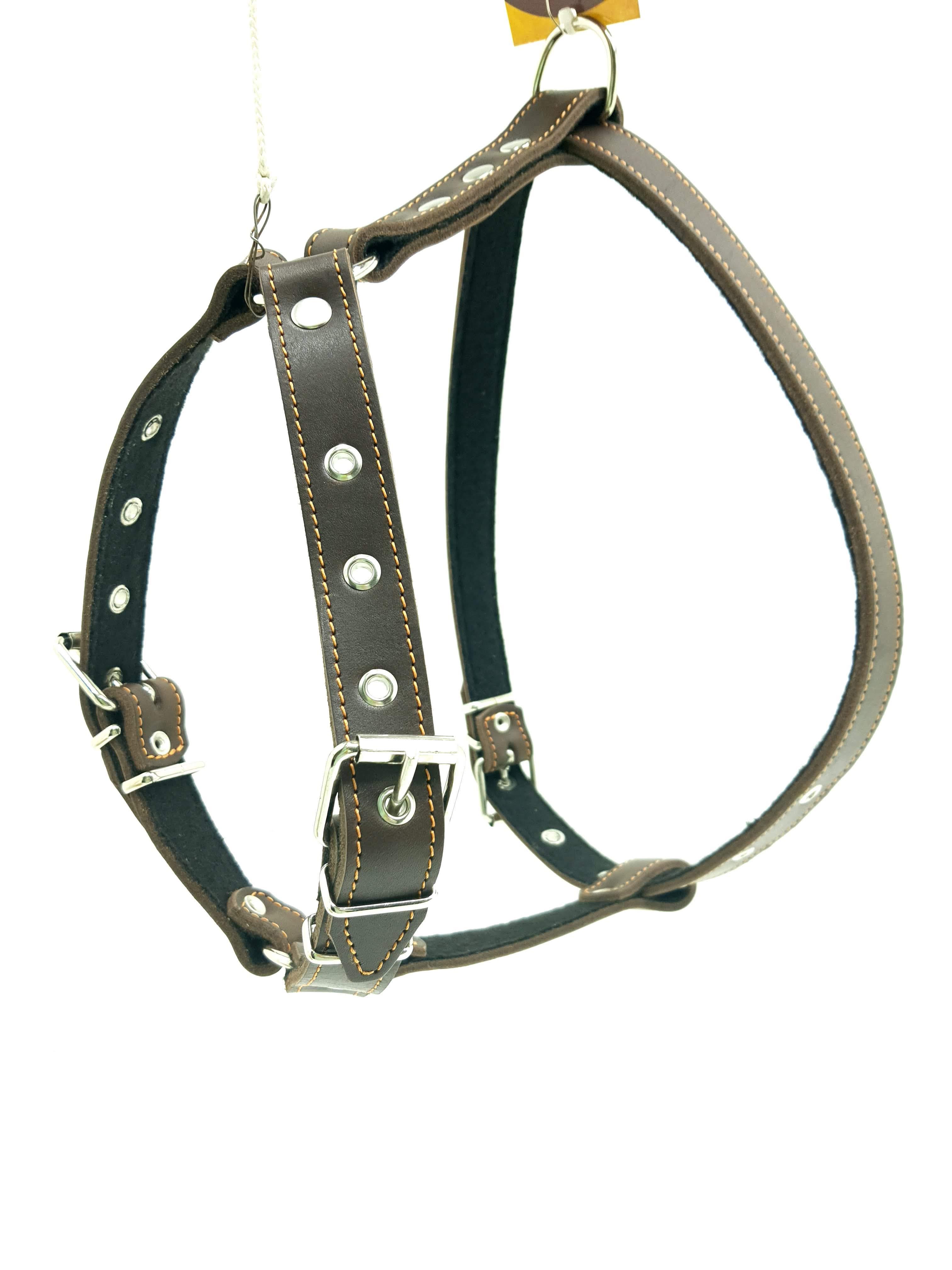 Шлея для собак Стаффорд 2 Коричневый (ф366)