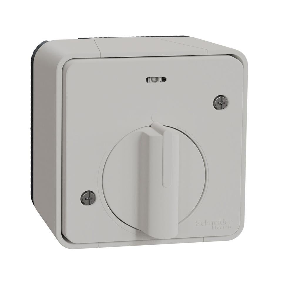Выключатель с таймером Schneider Electric Mureva Styl IP55 Белый (MUR39067)