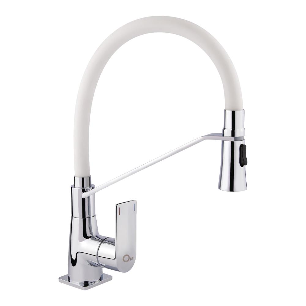 Смеситель для кухни Q-tap Estet CRW 007F с рефлекторным изливом (3173)