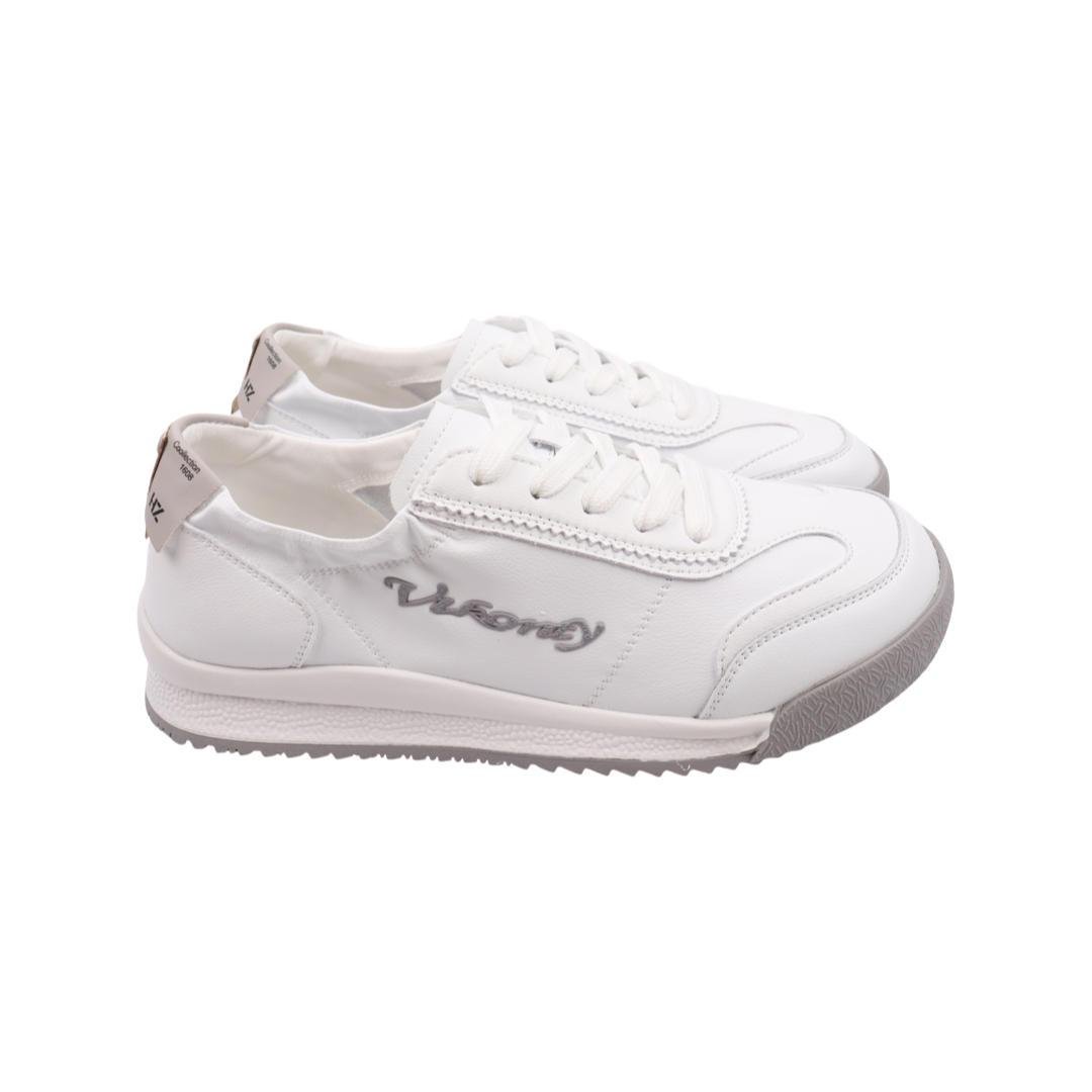 Кеди жіночі Vikonty зі шкіри р. 38 Білий (352-22DTS)