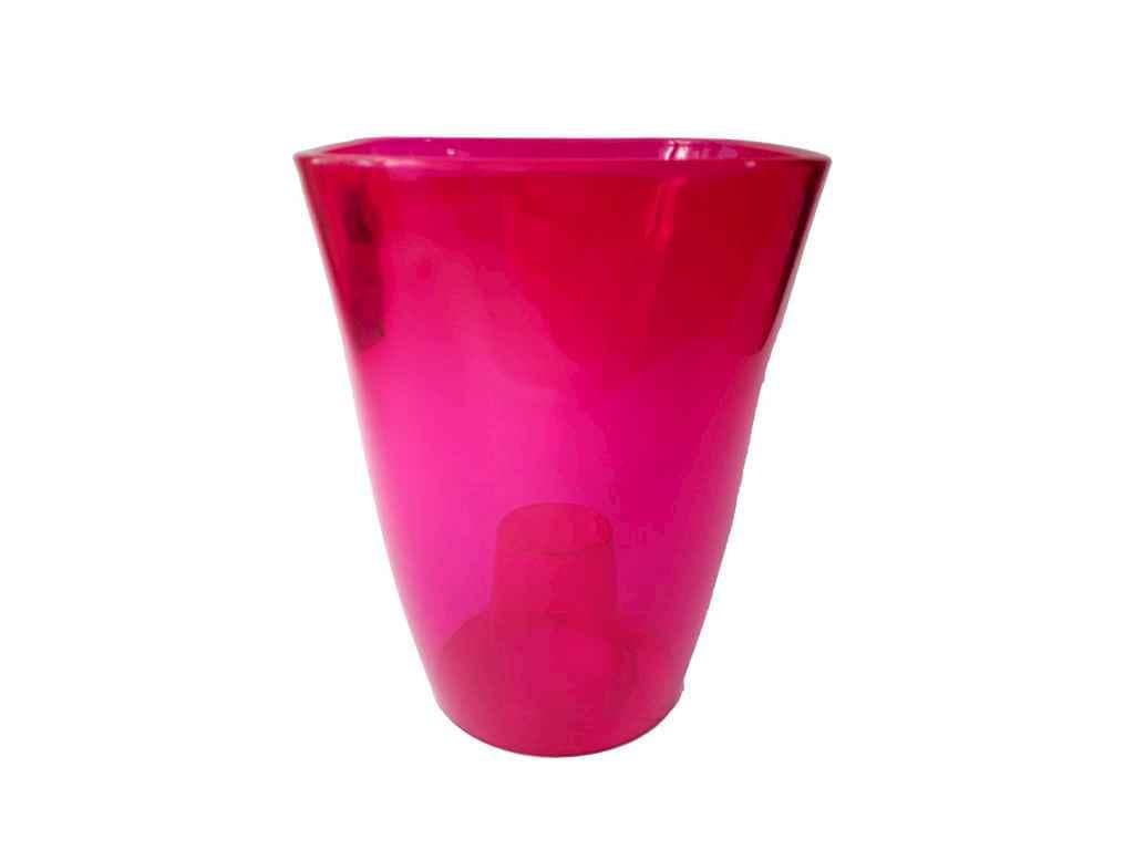 Горшок для цветов Lamela 1,2 л Флора Розовый/Прозрачный (798637)