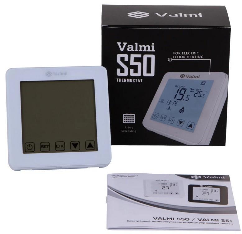 Тепла підлога інфрачервона плівкова RexVa PTC 3,5 м² 220 Вт/м² з програмованим терморегулятором Valmi S50 - фото 2 Тепла підлога інфрачервона плівкова RexVa PTC 3,5 м² 220 Вт/м² з програмованим терморегулятором Valmi S50 - фото 2