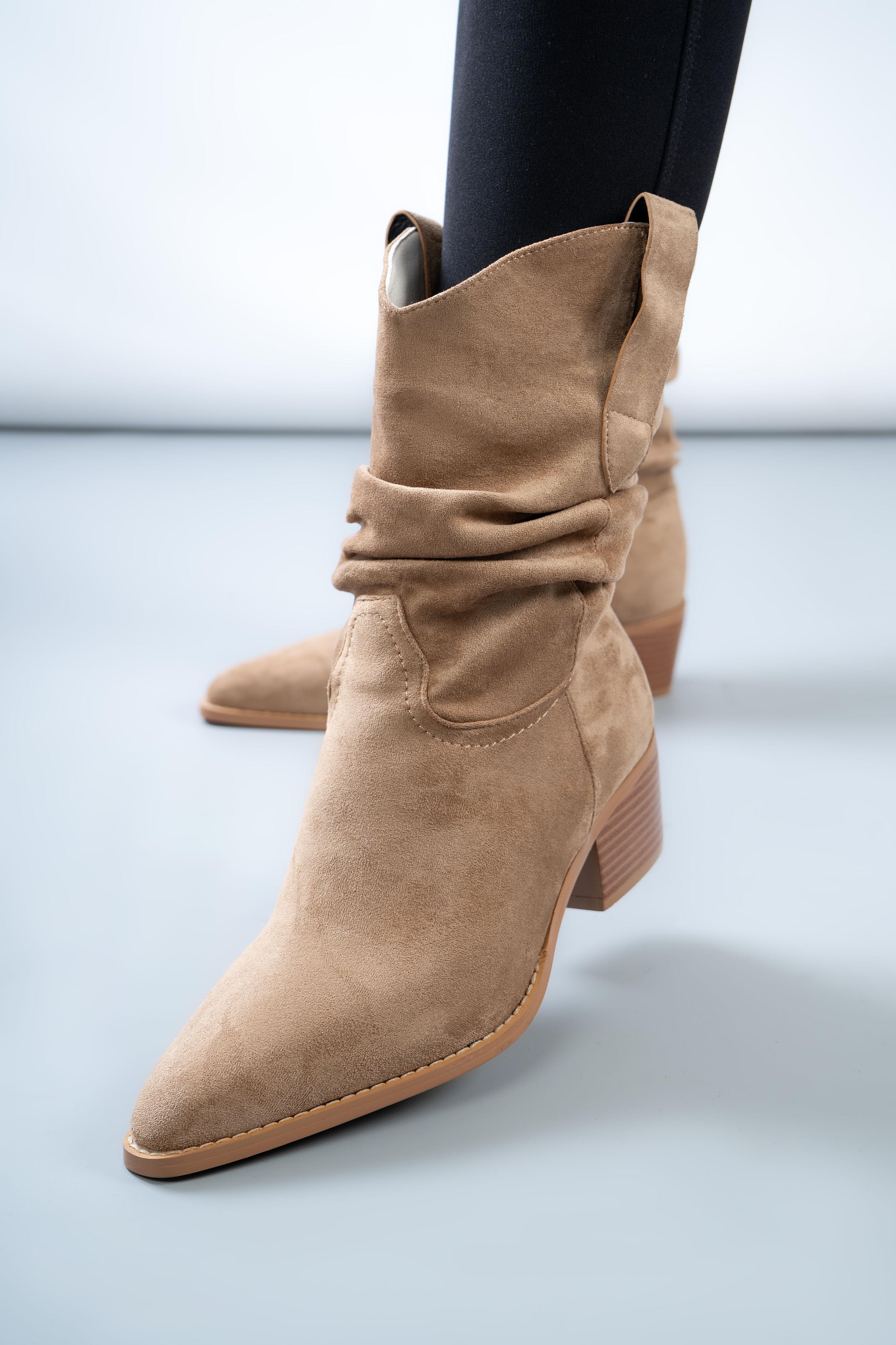 Ботинки женские Where Uwear UK12-1 346652 р. 38 Бежевый (346652_38)